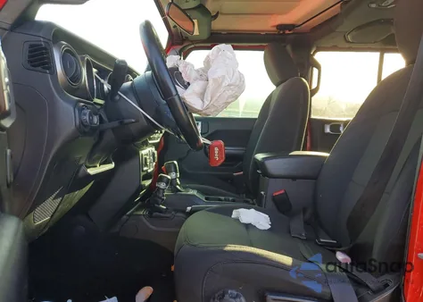 2020 Jeep Wrangler Unlimited Sport z USA, uszkodzony, nr VIN 1C4HJXDN5LW148032